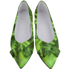 Green Abstract Stars Women s Bow Heels by DimitriosArt