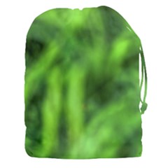 Green Abstract Stars Drawstring Pouch (3xl) by DimitriosArt