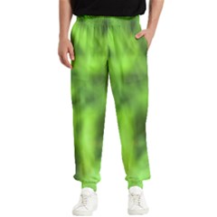 Green Abstract Stars Men s Elastic Waist Pants by DimitriosArt