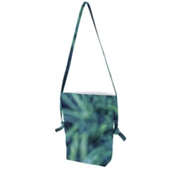 Blue Abstract Stars Folding Shoulder Bag by DimitriosArt