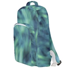 Blue Abstract Stars Double Compartment Backpack