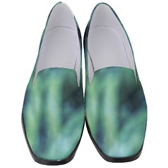 Blue Abstract Stars Women s Classic Loafer Heels