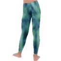 Blue Abstract Stars Kids  Lightweight Velour Leggings View4