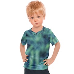 Blue Abstract Stars Kids  Sports Tee