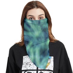 Blue Abstract Stars Face Covering Bandana (triangle)