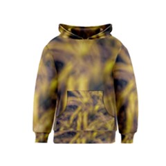 Yellow Abstract Stars Kids  Pullover Hoodie by DimitriosArt