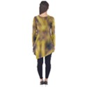 Yellow Abstract Stars Long Sleeve Tunic  View2