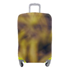 Yellow Abstract Stars Luggage Cover (small) by DimitriosArt