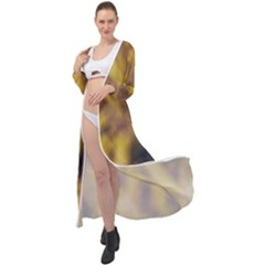 Yellow Abstract Stars Maxi Chiffon Beach Wrap by DimitriosArt