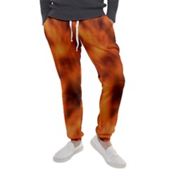 Red Abstract Stars Men s Jogger Sweatpants by DimitriosArt