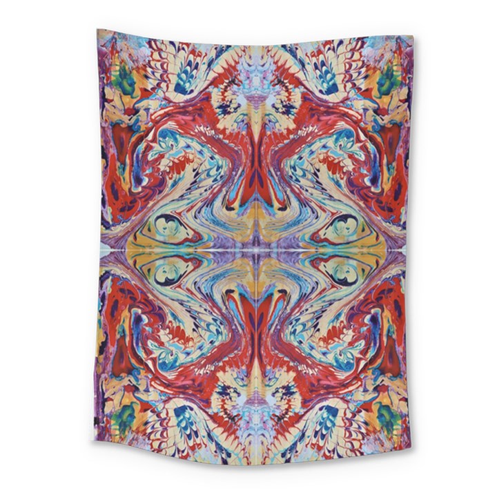 Red Feathers Medium Tapestry