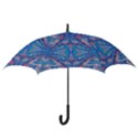 Blue Repeats Hook Handle Umbrellas (Medium) View3