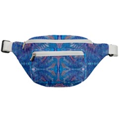 Blue Repeats Fanny Pack by kaleidomarblingart