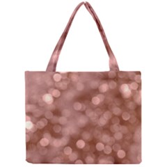 Light Reflections Abstract No6 Rose Mini Tote Bag by DimitriosArt