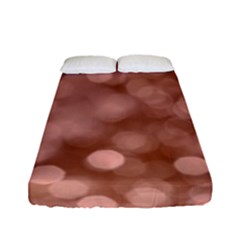 Light Reflections Abstract No6 Rose Fitted Sheet (full/ Double Size) by DimitriosArt