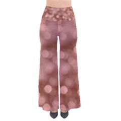 Light Reflections Abstract No6 Rose So Vintage Palazzo Pants by DimitriosArt