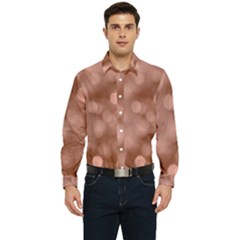 Light Reflections Abstract No6 Rose Men s Long Sleeve  Shirt by DimitriosArt