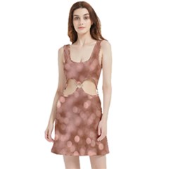 Light Reflections Abstract No6 Rose Velvet Cutout Dress