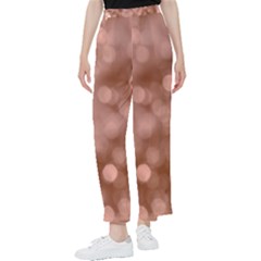 Light Reflections Abstract No6 Rose Women s Pants  by DimitriosArt