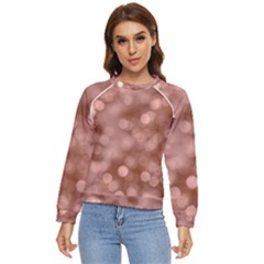 Light Reflections Abstract No6 Rose Women s Long Sleeve Raglan Tee