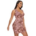 Light Reflections Abstract No6 Rose Draped Bodycon Dress View3