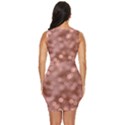 Light Reflections Abstract No6 Rose Draped Bodycon Dress View4