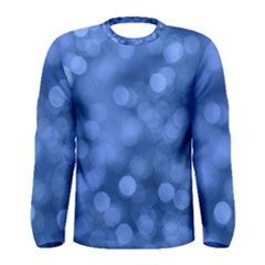 Light Reflections Abstract No5 Blue Men s Long Sleeve Tee by DimitriosArt