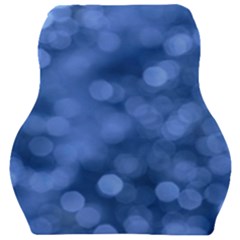 Light Reflections Abstract No5 Blue Car Seat Velour Cushion  by DimitriosArt