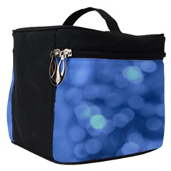 Light Reflections Abstract No5 Blue Make Up Travel Bag (small) by DimitriosArt