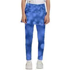 Light Reflections Abstract No5 Blue Kids  Skirted Pants by DimitriosArt