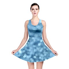 Light Reflections Abstract No8 Cool Reversible Skater Dress by DimitriosArt