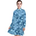 Light Reflections Abstract No8 Cool Long Sleeve Chiffon Shirt Dress View1