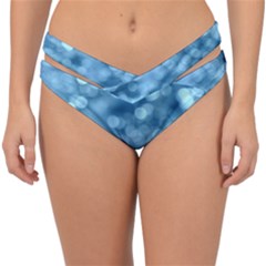 Light Reflections Abstract No8 Cool Double Strap Halter Bikini Bottom