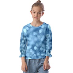 Light Reflections Abstract No8 Cool Kids  Cuff Sleeve Top