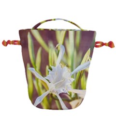 The Little Star On The Sand Drawstring Bucket Bag by DimitriosArt