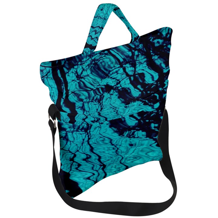 Cold Reflections Fold Over Handle Tote Bag