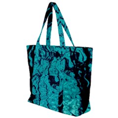 Cold Reflections Zip Up Canvas Bag by DimitriosArt