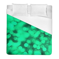 Light Reflections Abstract No10 Green Duvet Cover (full/ Double Size) by DimitriosArt