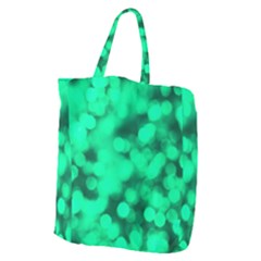 Light Reflections Abstract No10 Green Giant Grocery Tote by DimitriosArt