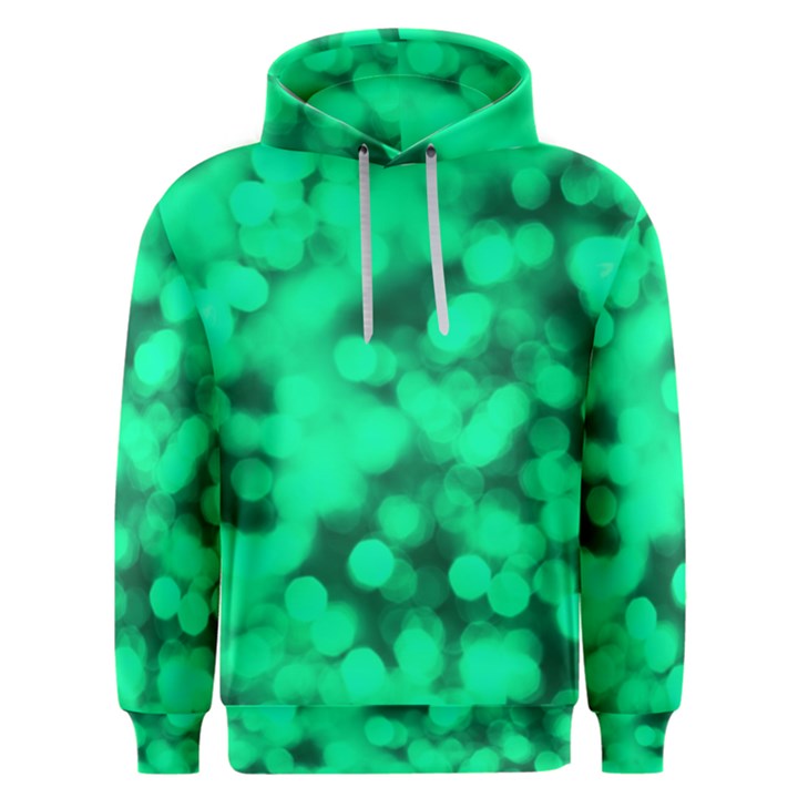 Light Reflections Abstract No10 Green Men s Overhead Hoodie