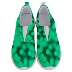 Light Reflections Abstract No10 Green No Lace Lightweight Shoes by DimitriosArt