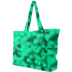 Light Reflections Abstract No10 Green Simple Shoulder Bag by DimitriosArt