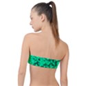 Light Reflections Abstract No10 Green Classic Bandeau Bikini Top  View2