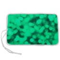 Light Reflections Abstract No10 Green Pen Storage Case (M) View1