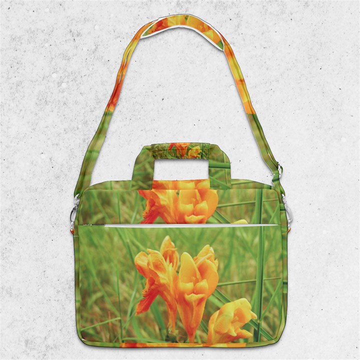 Orange On The Green MacBook Pro Shoulder Laptop Bag 