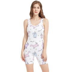 Unicorn Cats Pattern 2 Women s Wrestling Singlet by Littlebird