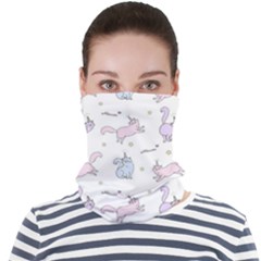 Unicorn Cats Pattern 2 Face Seamless Bandana (adult) by Littlebird