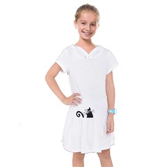 Cats Pattern Example Kids  Drop Waist Dress by Littlebird