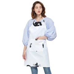 Cats Pattern Example Pocket Apron by Littlebird