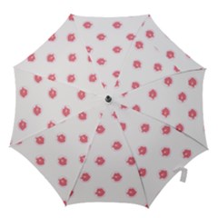 Lips Bubblegum Pattern Hook Handle Umbrellas (small) by Littlebird